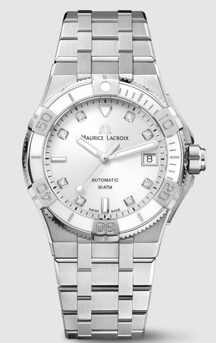 Review Best Maurice Lacroix AIKON AUTOMATIC VENTURER 38MM AI6057-SSL72-150-1 Replica watch